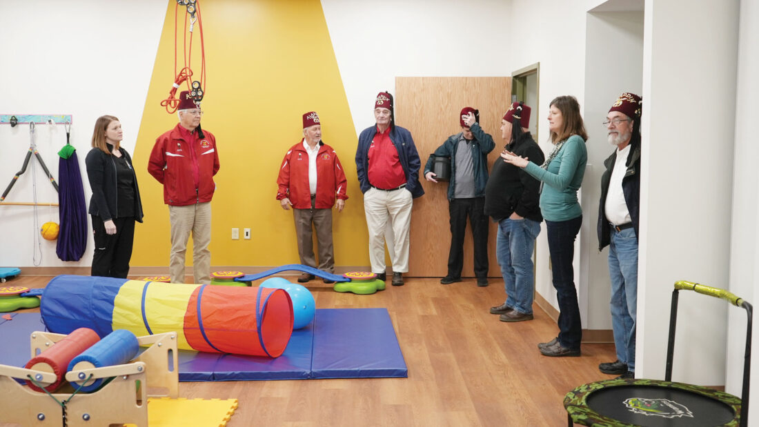 Shriners donate money to Memorial Health System’s pediatric therapy